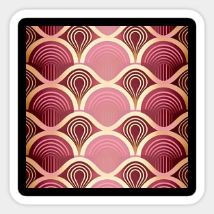 Abstract Pattern - Pinkshades Sticker